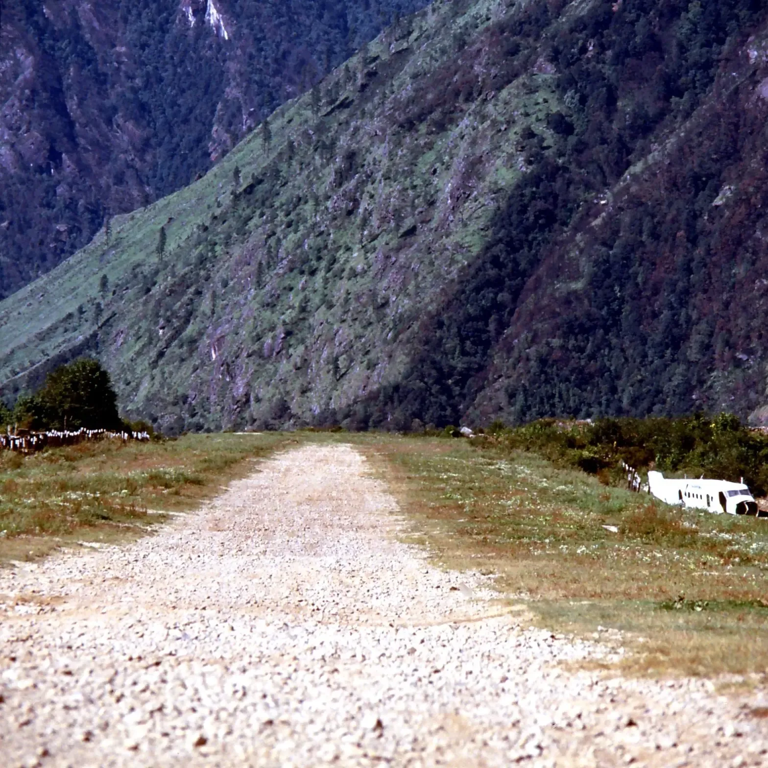 Helicopter over Himalayan peaks