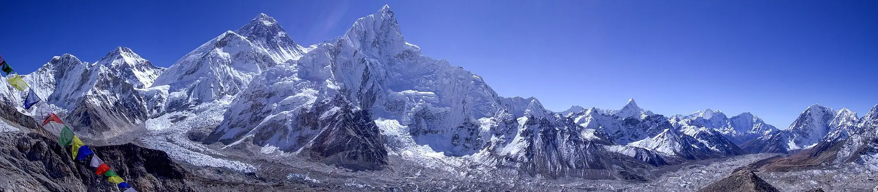 Sunrise on the Everest range from Kala Patthar